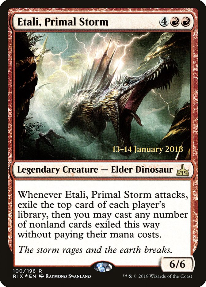 Etali, Primal Storm (Prerelease) [Rivals of Ixalan Prerelease Promos]