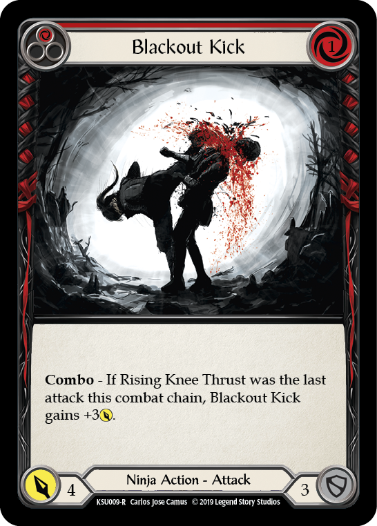 Blackout Kick (Rojo) [KSU009-R] 1ra Edición Normal 