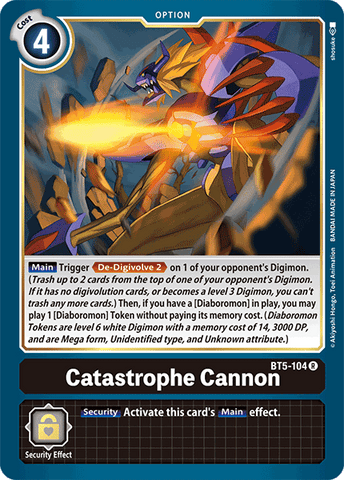 Canon Catastrophe [BT5-104] [Bataille d'Omni] 