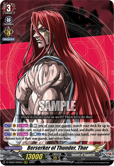 Berserker of Thunder, Thor (D-TB02/009EN) [Record of Ragnarok]