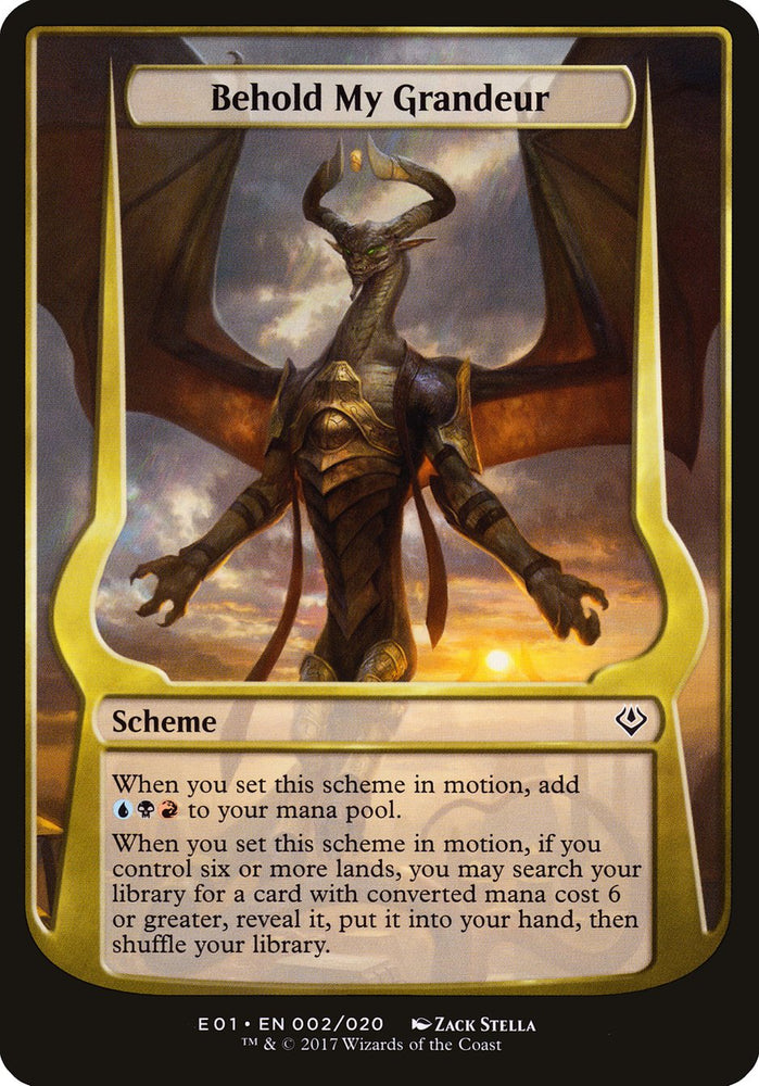 Behold My Grandeur [Archenemy: Nicol Bolas Schemes]