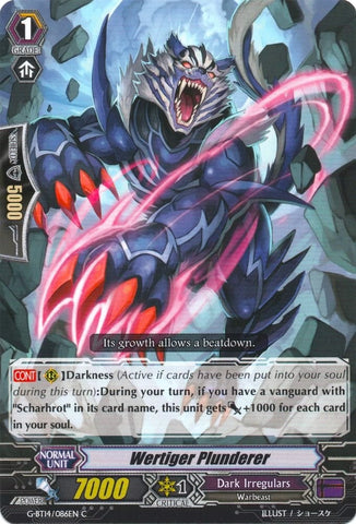 Wertiger Plunderer (G-BT14/086EN) [Divine Dragon Apocrypha]