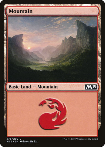 Mountain (#275) [Core Set 2019]