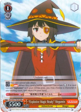 "Explosive Magic Ready" Megumin (KS/W49-TE05R RRR) [KonoSuba]