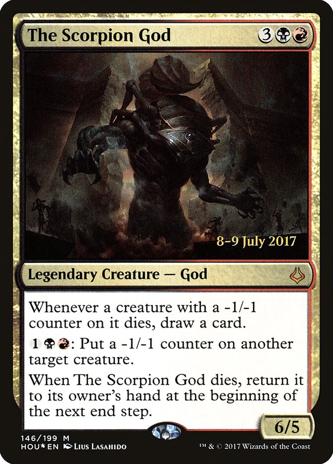 The Scorpion God  (Prerelease) [Hour of Devastation Prerelease Promos]