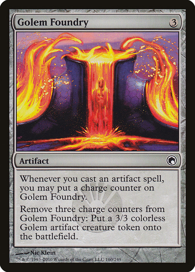 Fundición de gólems [Cicatrices de Mirrodin] 