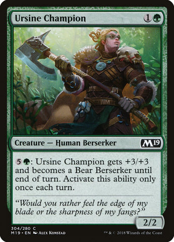 Champion Ursine [Édition de base 2019] 