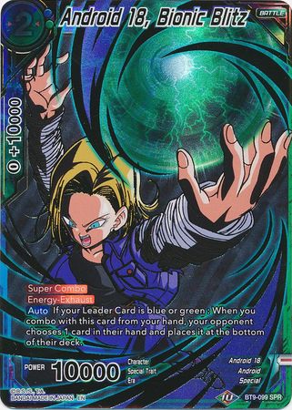 Android 18, Bionic Blitz (SPR) [BT9-099]