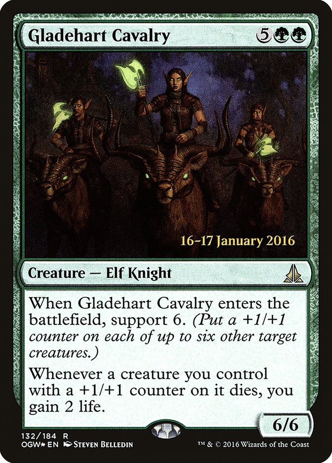 Gladehart Cavalry (Prerelease) [Oath of the Gatewatch Prerelease Promos]