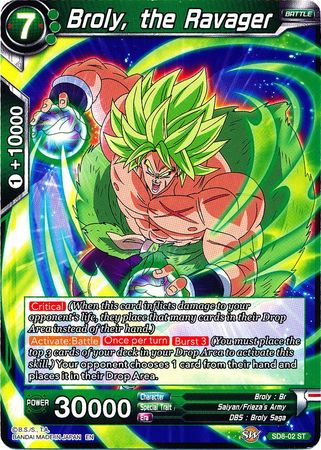 Broly, the Ravager (Starter Deck - Rising Broly) [SD8-02]