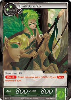 Elvish Berserker (2-079) [The War of Valhalla]