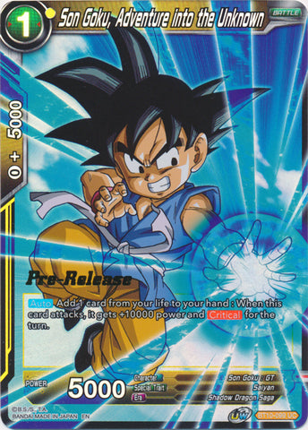 Son Goku, aventura hacia lo desconocido (BT10-099) [Promociones preliminares de Rise of the Unison Warrior] 