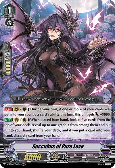 Succubus of Pure Love (V-BT09/010EN) [Butterfly d'Moonlight]