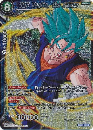 SSB Vegetto, el Salvador (Foil) (EX01-04) [Mighty Heroes] 