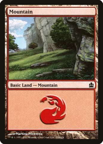 Mountain (#314) [Commander 2011]