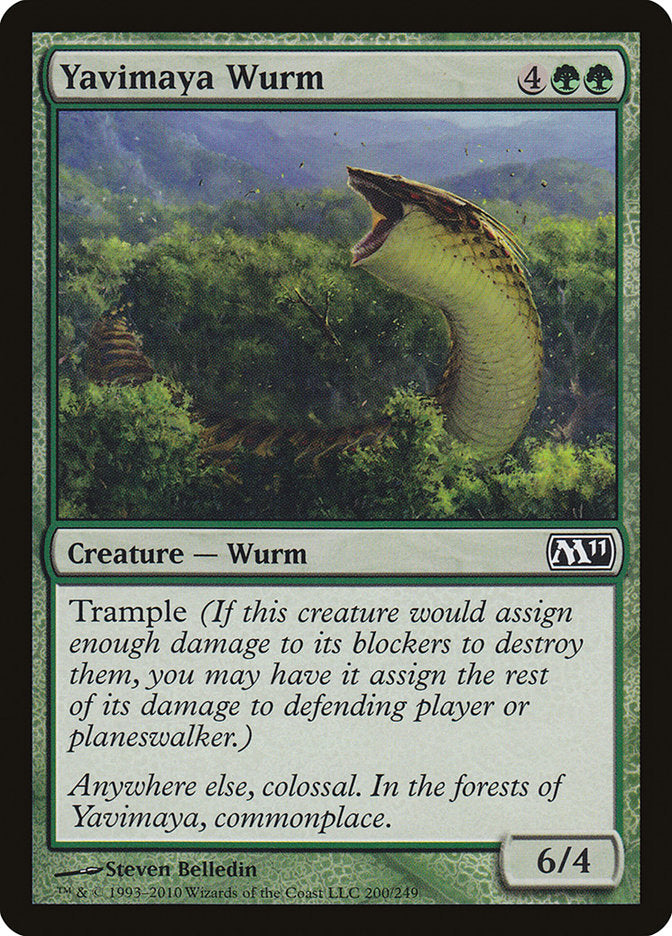 Yavimaya Wurm [Magie 2011] 