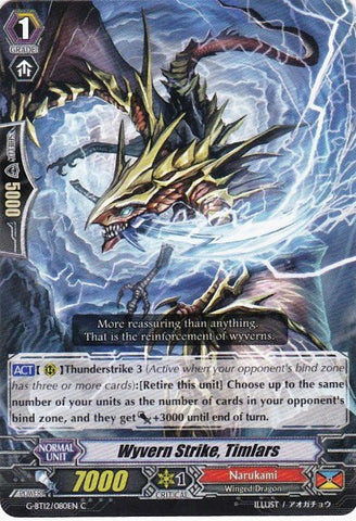 Wyvern Strike, Timlars (G-BT12/080EN) [Dragon King's Awakening]