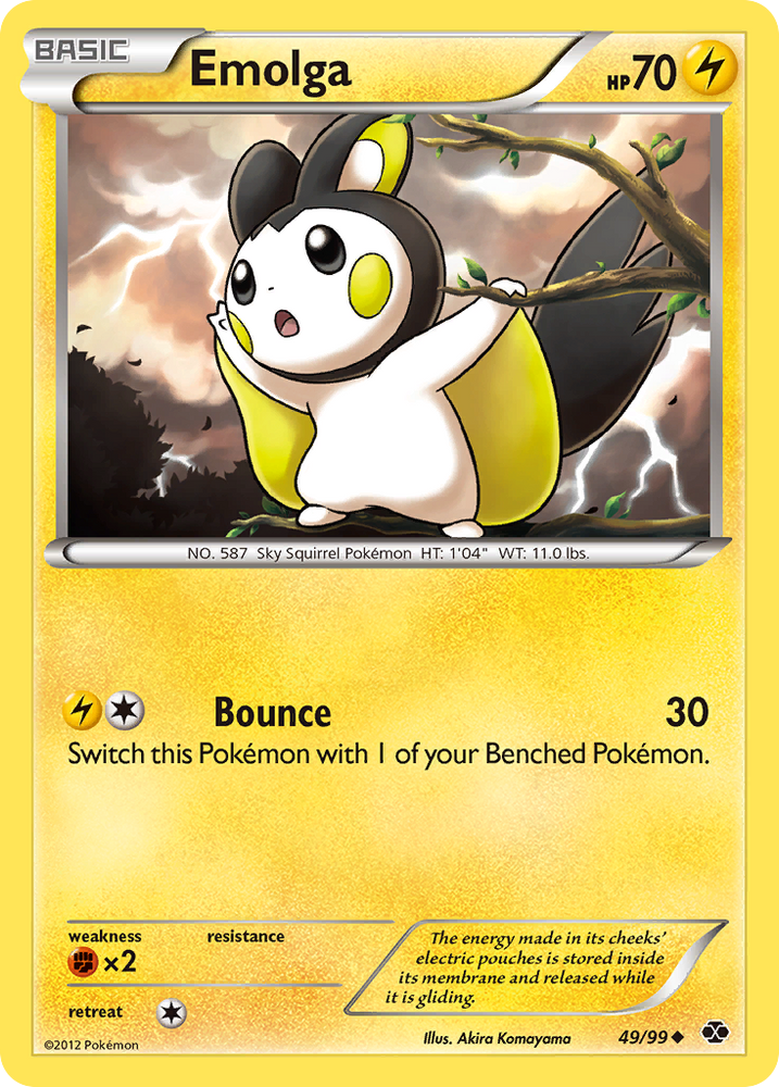 Emolga (49/99) [Noir et Blanc : Prochaines Destinées] 