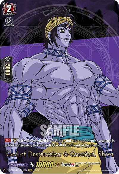 God of Destruction & Creation, Shiva (D-TB02/RGR31EN) [Record of Ragnarok]