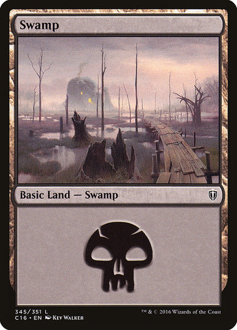 Swamp (#345) [Commander 2016]