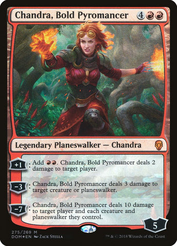 Chandra, piromante audaz [Dominaria] 