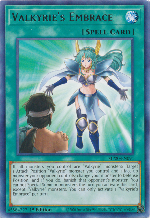 Étreinte de Valkyrie [MP20-FR091] Rare 