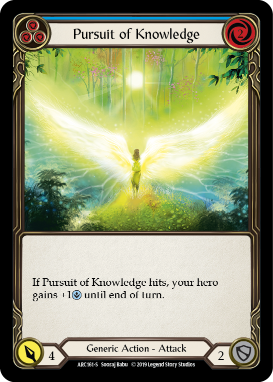 Pursuit of Knowledge [ARC161-S] 1ère édition Rainbow Foil