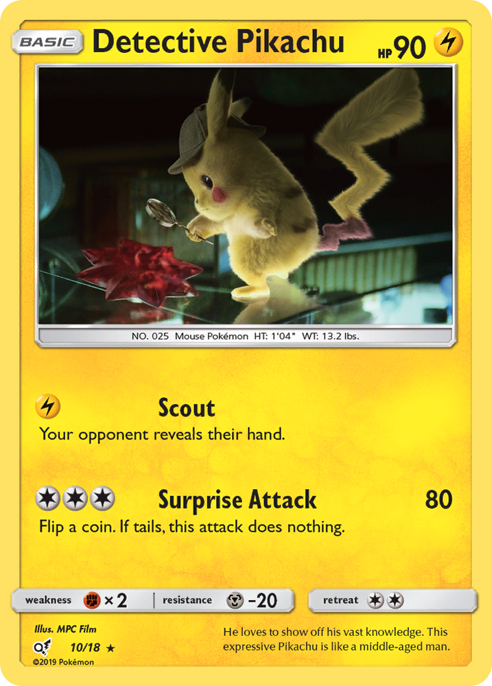 Detective Pikachu (18/10) [Sol y Luna: Detective Pikachu] 