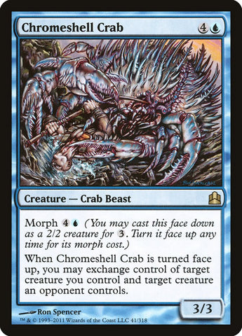 Crabe à carapace chromée [Commander 2011] 