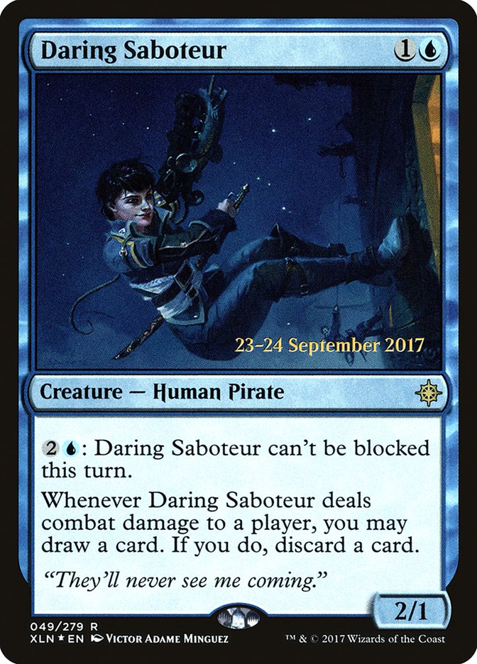 Daring Saboteur (Prelanzamiento) [Promociones de presentación de Ixalan] 