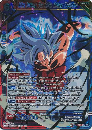 Ultra Instinto Son Goku, Explosión de Energía [BT9-104] 