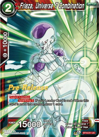 Frieza, Combinación del Universo 7 (BT16-011) [Promociones de Presentación del Reino de los Dioses] 