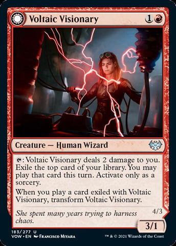 Visionario voltaico // Berserker cargado de voltios [Innistrad: Crimson Vow] 