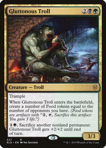 Troll glotón [Trono de Eldraine] 