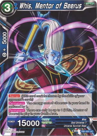 Whis, Mentor of Beerus [TB1-031]