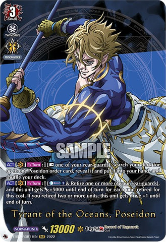 Tyrant of the Oceans, Poseidon (D-TB02/RGR11EN) [Record of Ragnarok]