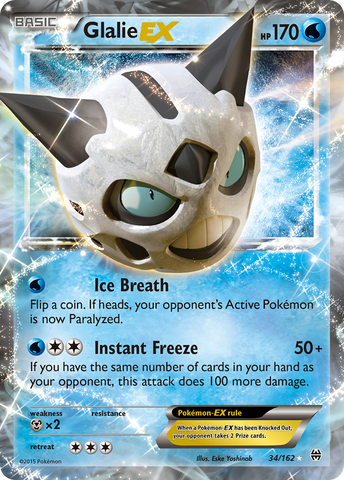 Glalie EX (34/162) [XY: AVANCE] 