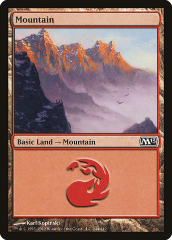 Mountain (#244) [Magic 2013]