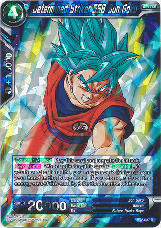 Striker determinado SSB Son Goku (Shatterfoil) [BT2-037] 