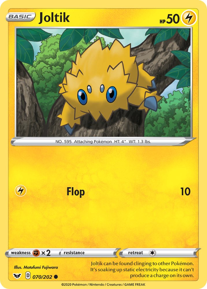 Joltik (70/202) [Espada y escudo: conjunto básico] 