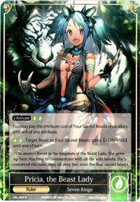 Pricia, the Beast Lady // Pricia, the Commander of the Sacred Beasts (Full Art) (SKL-059/J) [The Seven Kings of the Lands]