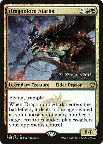 Dragonlord Atarka  (Prerelease) [Dragons of Tarkir Prerelease Promos]