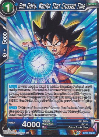 Son Goku, Warrior That Crossed Time [BT10-038]