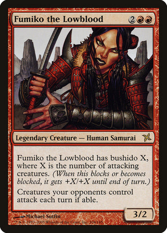 Fumiko the Lowblood [Traidores de Kamigawa] 
