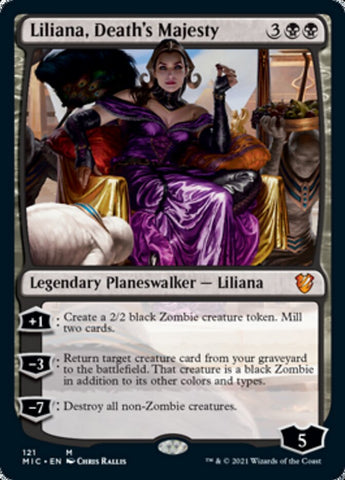 Liliana, majesté de la mort [Innistrad : commandant de la chasse de minuit] 