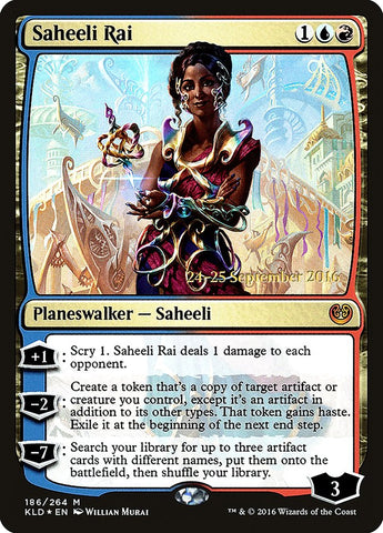 Saheeli Rai  (Prerelease) [Kaladesh Prerelease Promos]