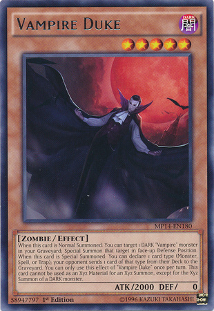 Duc Vampire [MP14-EN180] Rare