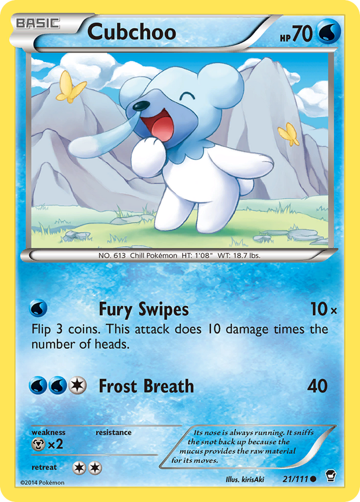 Cubchoo (21/111) [XY : Poings furieux] 