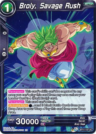 Broly, Savage Rush [BT11-147]