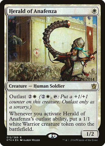 Herald of Anafenza  (Prerelease) [Khans of Tarkir Prerelease Promos]